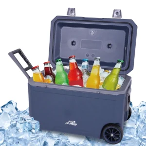 70L Portable Car Wheel Insulator Plastic Cooler Box Keep Food Warm