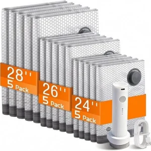 15-Pack Travel Vacuum Bags
