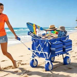 Heavy Duty Beach Wagon Cart 460LBS